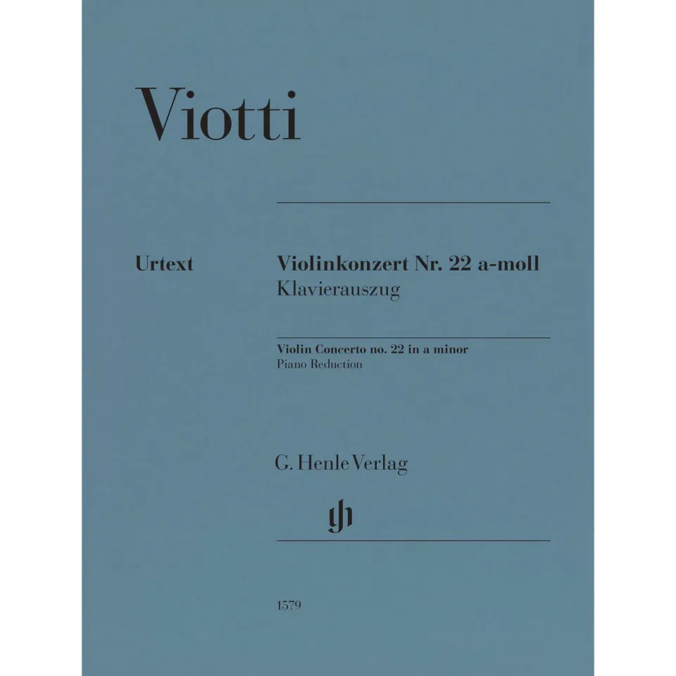 Shar Viotti Violinkonzert Nr. 22 a-Moll Noten Henle Urtext