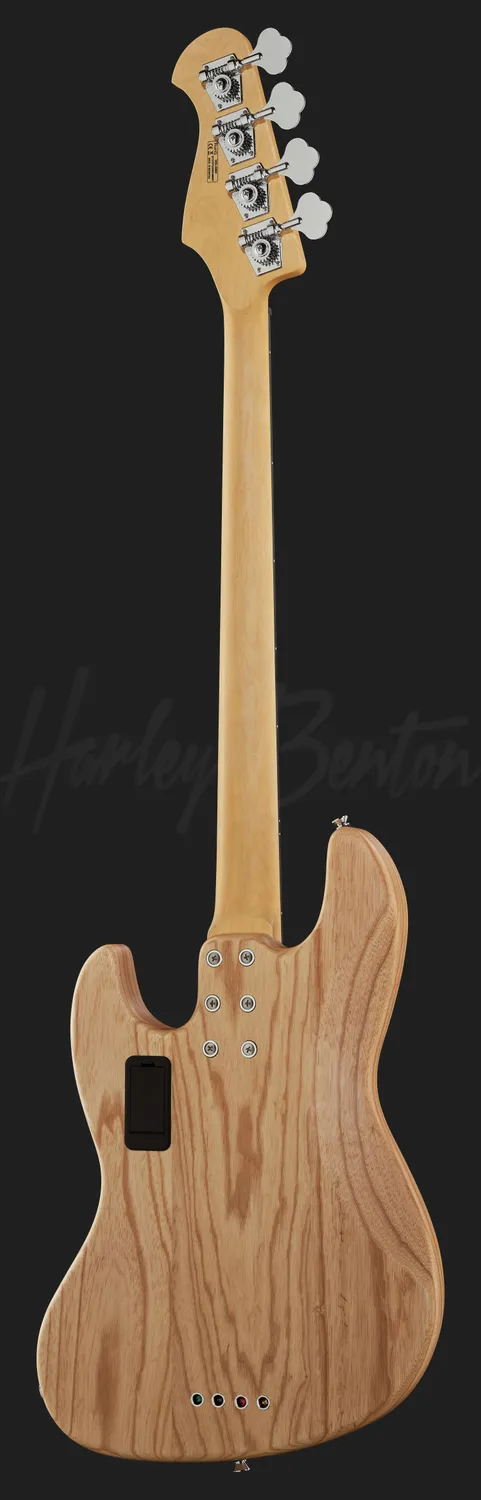 Harley Benton MJ-4MN E-Bass Natural Aktiv DAddario