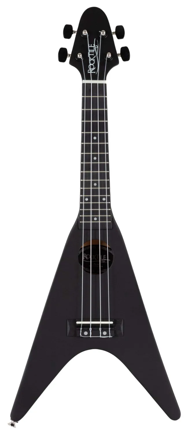 Rocktile FV-04 BK Ukulele Sopran schwarz Heavy