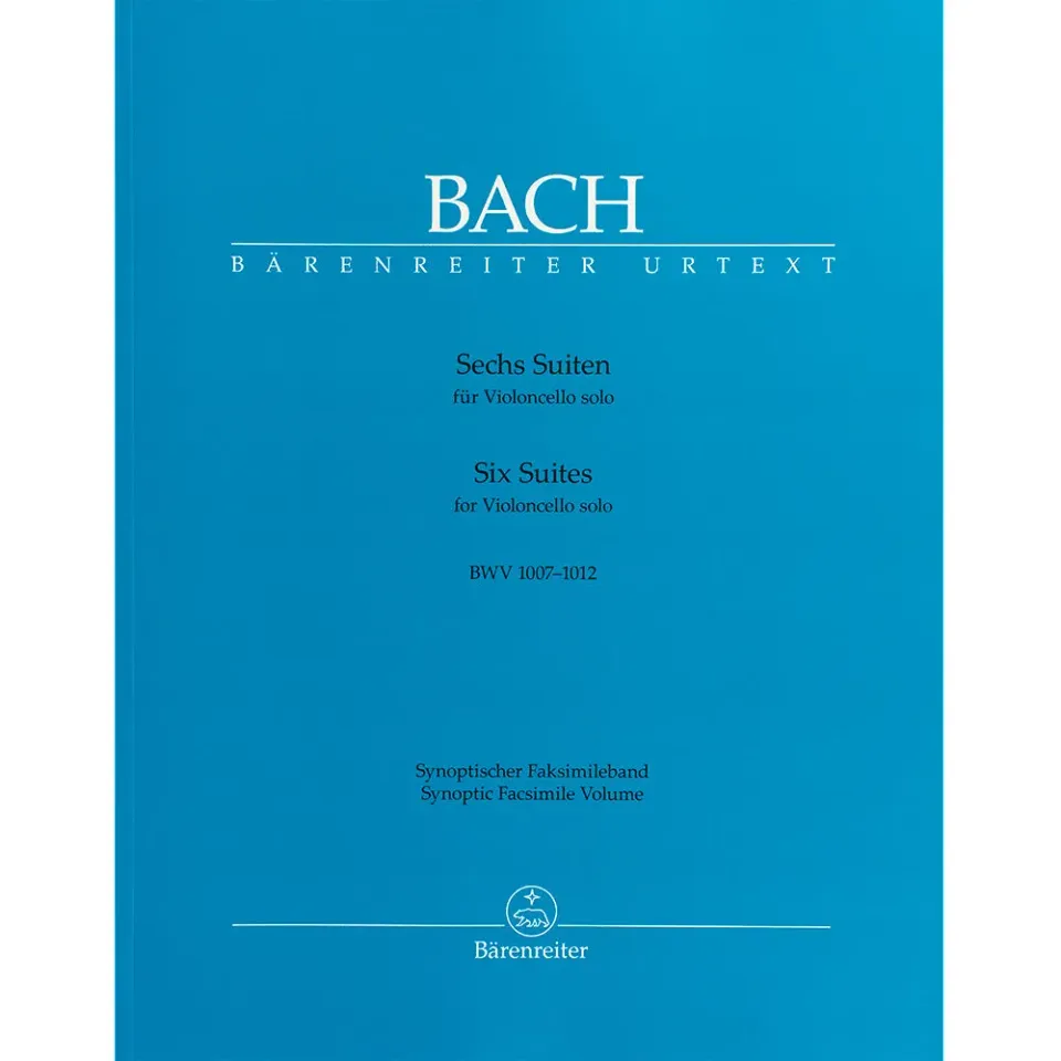 Bach Sechs Suiten Cello-Noten BWV 1007-1012 Faksimile