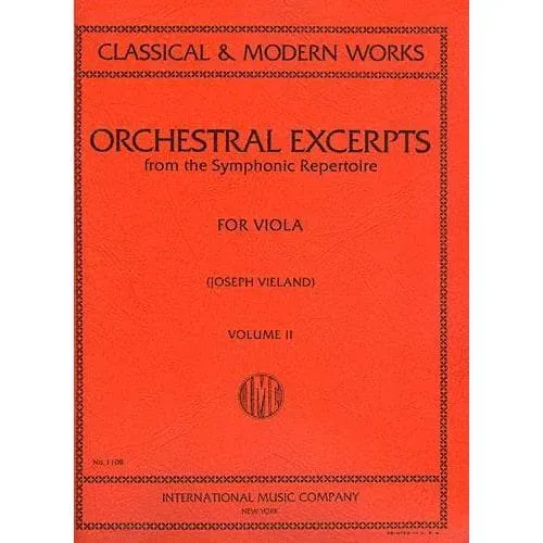 Vieland Orchestral Excerpts Vol.2 Bratschennoten