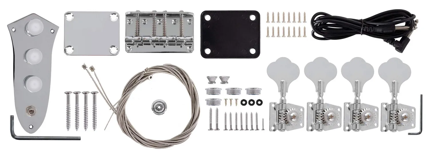 Rocktile JB-Style E-Bass Bausatz DIY unbehandelt