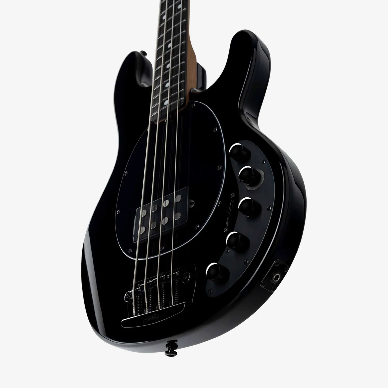 Sterling DarkRay Standard E-Bass Schwarz