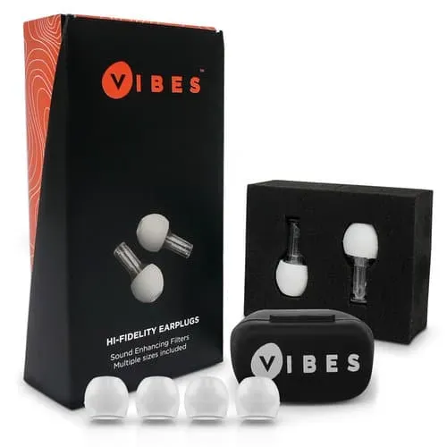 Vibes Hi-Fidelity Ohrstöpsel Gehörschutz 15 dB mit Case