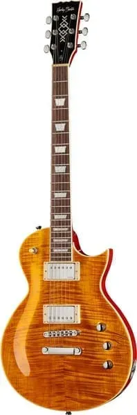 Harley Benton Deluxe Series SC-Custom Plus EMG E-Gitarre Trans Brown