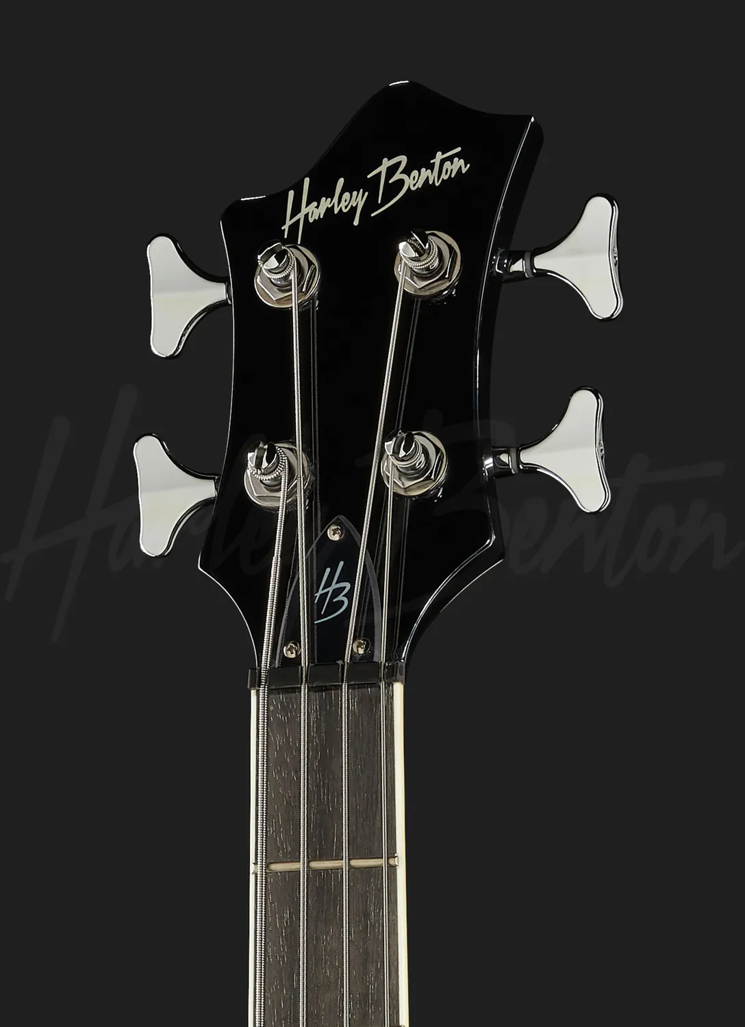 Harley Benton RB-414BK Tribute E-Bass Schwarz Singlecoil
