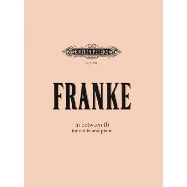 Shar Music Franke In Between I Noten Violine Klavier