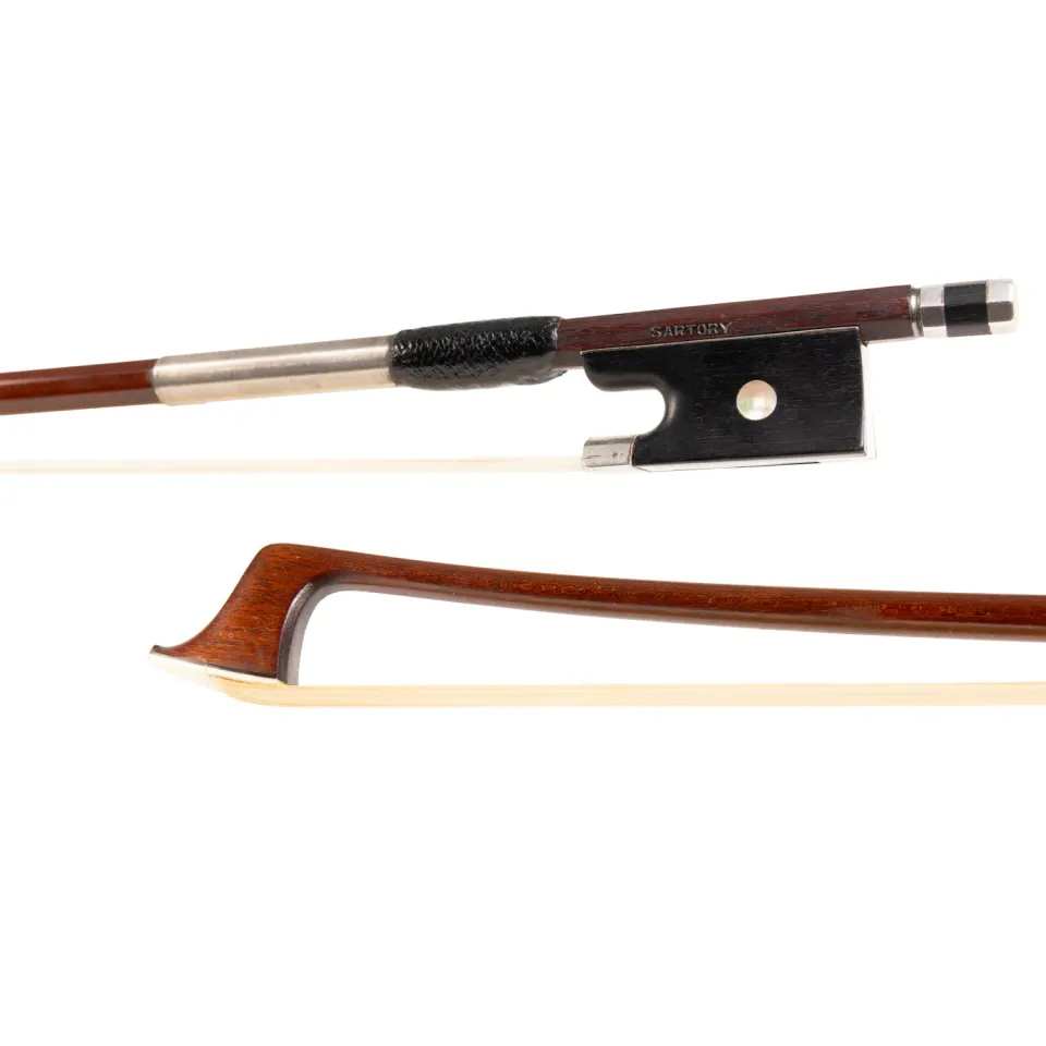 Sartory German Violinenbogen Pernambuk Ebenholz Silber