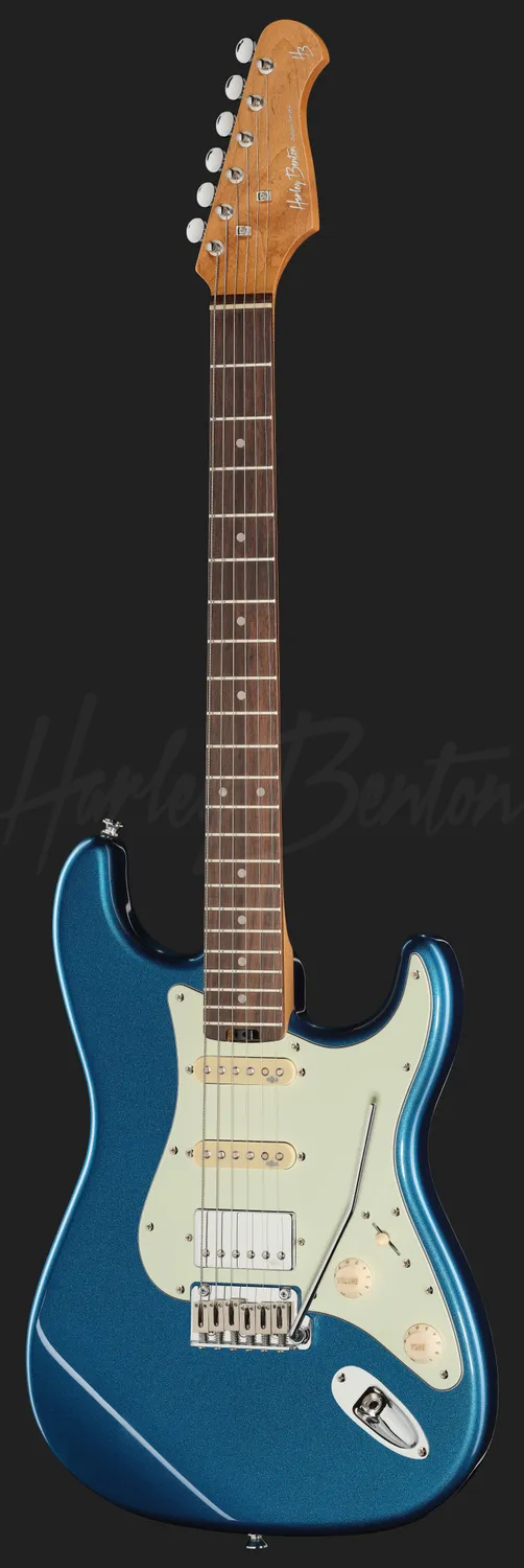 Harley Benton ST-Modern HSS E-Gitarre Lake Placid Blue