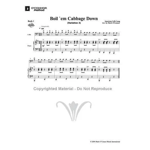 Shar O'Connor Cello Schule 1 Klavierbegleitung