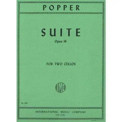 International Popper Suite op. 16 Celloduett Noten 2 Celli