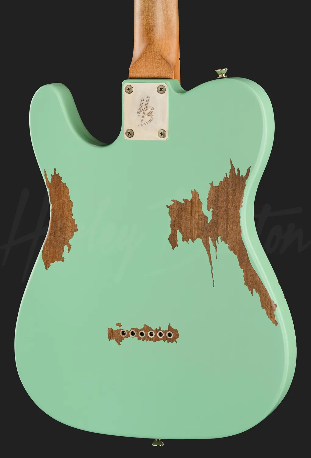 Harley Benton TE-62HA MN SFG E-Gitarre Seafoam Green