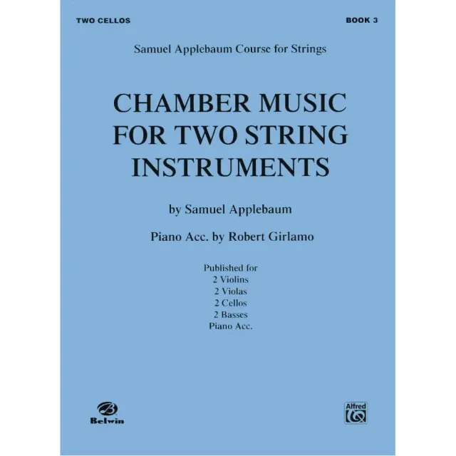 Applebaum Chamber Music Book 3 Cellonoten Cello Duo