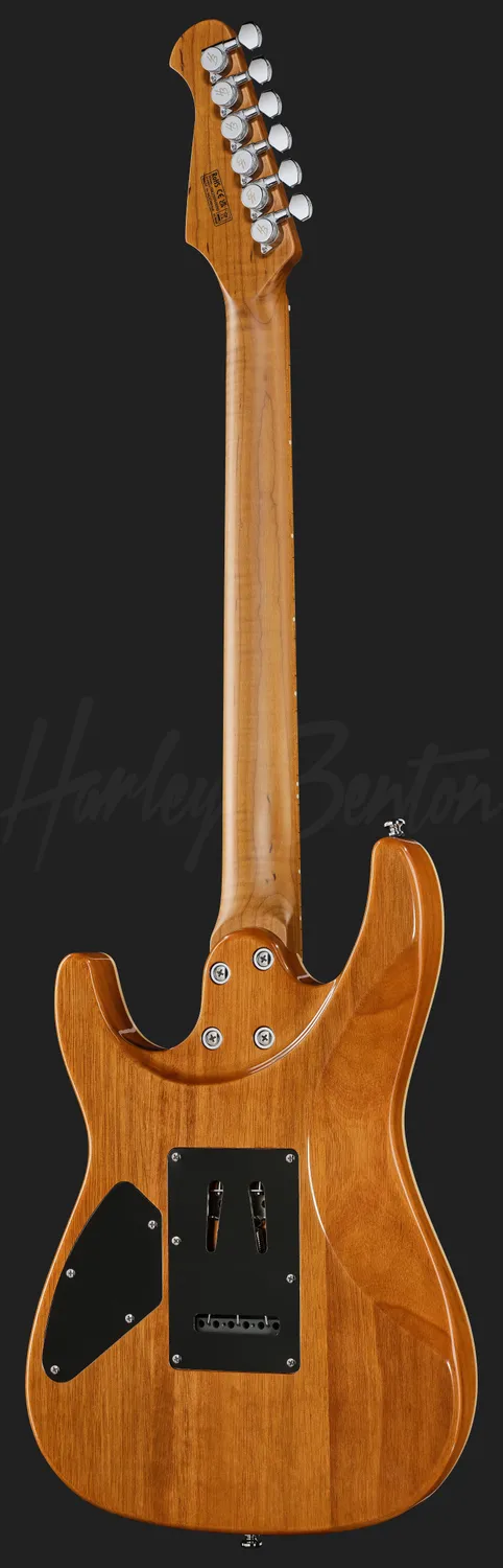 Harley Benton Fusion-IV HSS MN E-Gitarre Jade Metallic