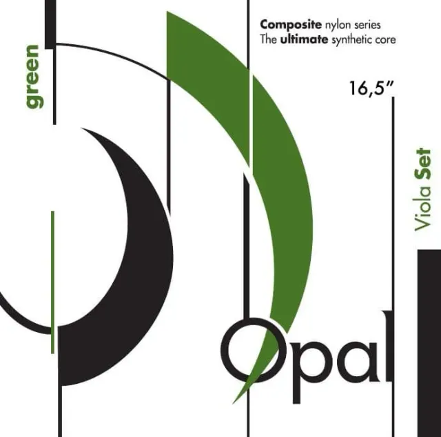 Opal Green Bratschensaiten Satz 15-16,5 mittel Stahl-A