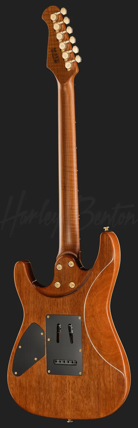 Harley Benton Fusion-IV HSS RW E-Gitarre Purple Metallic