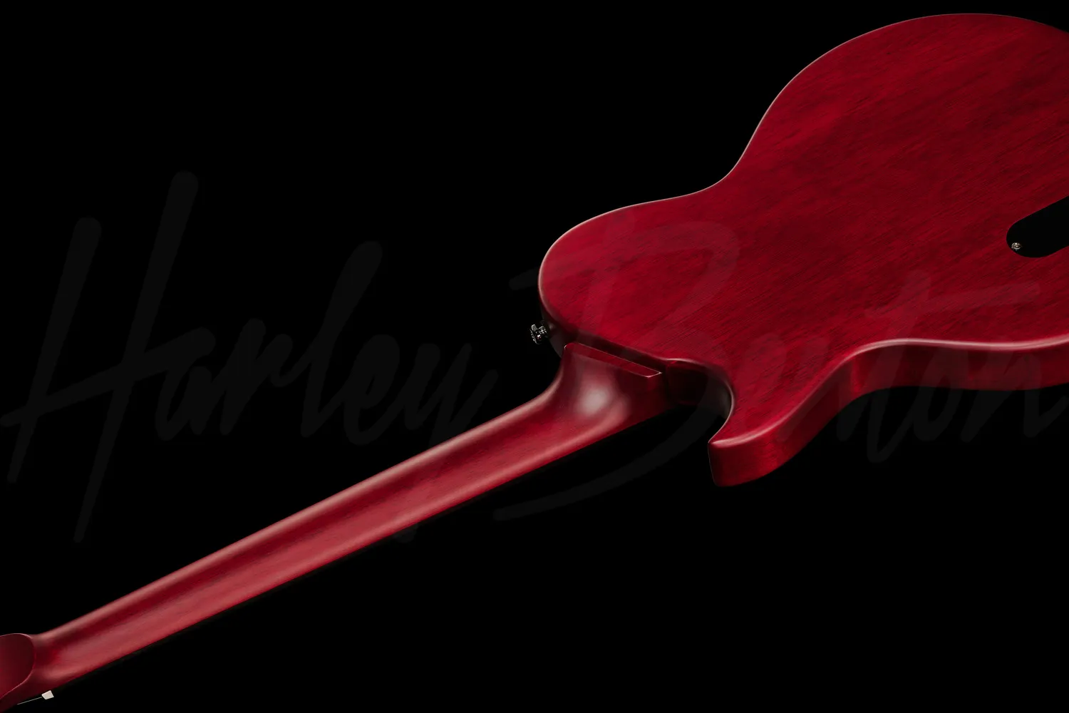 Harley Benton Vintage SC-Junior E-Gitarre Faded Cherry P90
