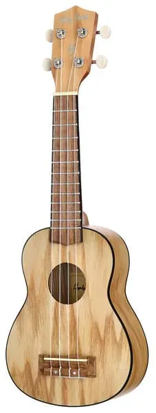 Harley Benton UK-12 Stain Ash NT Sopran-Ukulele mit Tasche