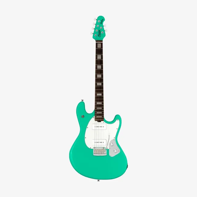 Sterling StingRay Plus E-Gitarre Seafoam Green P90 Boost