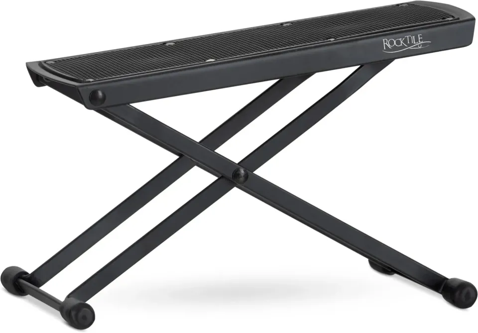 Rocktile Gitarren-Fußbank Fußhocker 6-stufig klappbar