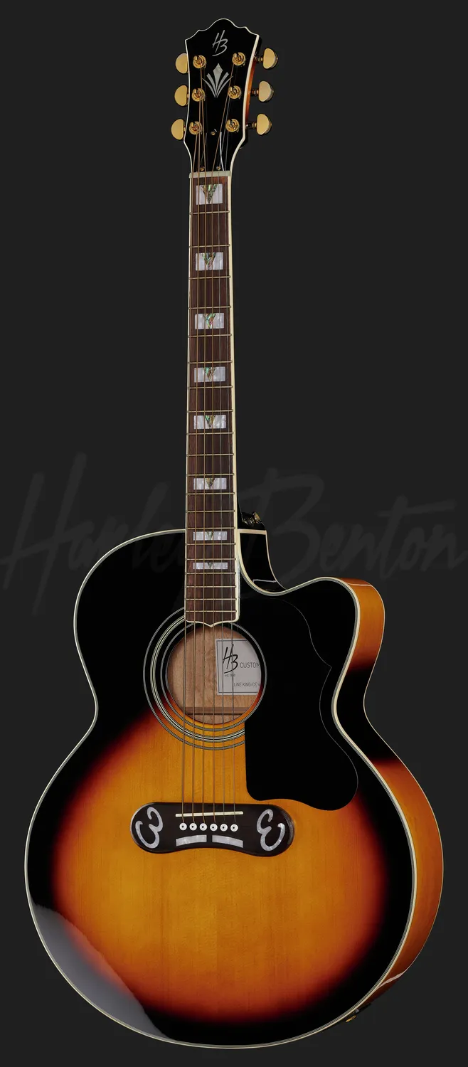 Harley Benton Custom Line CL King-CE Westerngitarre VS Tonabnehmer