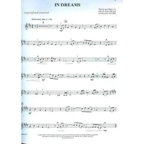 Movie Instrumental Solos Violine Notenheft mit CD