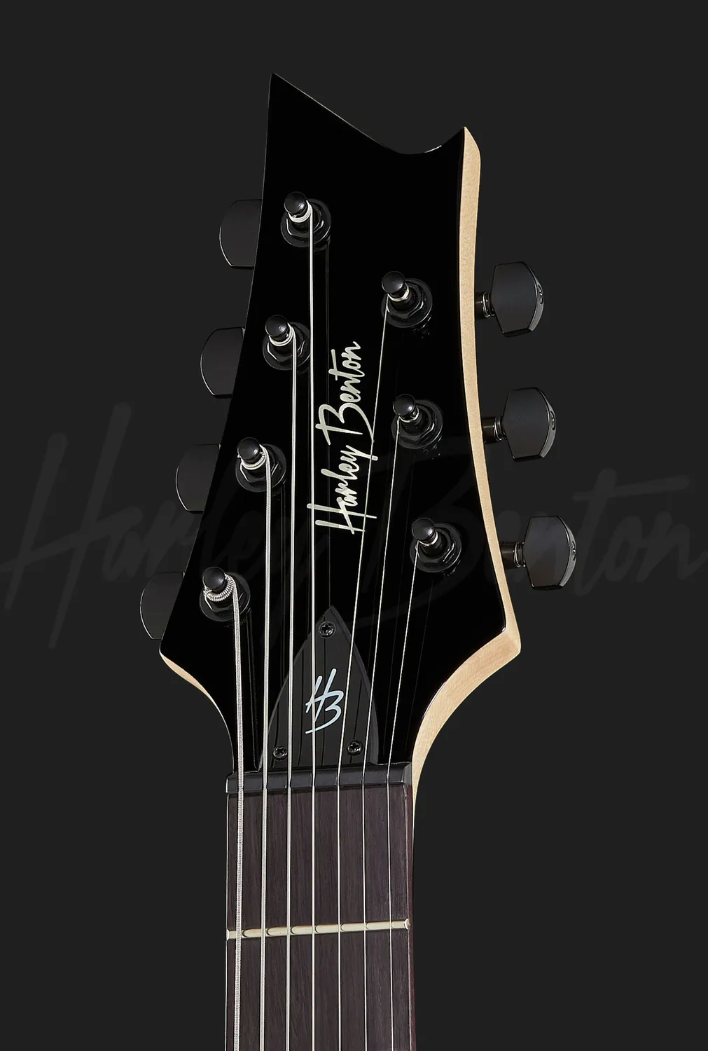 Harley Benton Rock R-457BK E-Gitarre 7-saitig schwarz