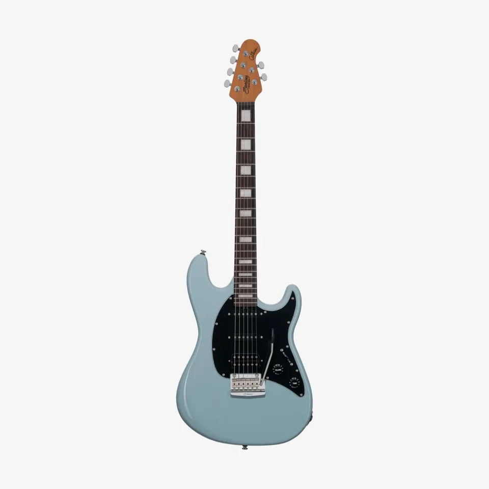 Sterling Cutlass Plus E-Gitarre Aqua Grey HSS