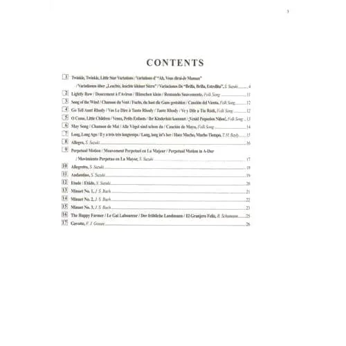 Suzuki Violin School Vol.1 Klavierbegleitung Noten