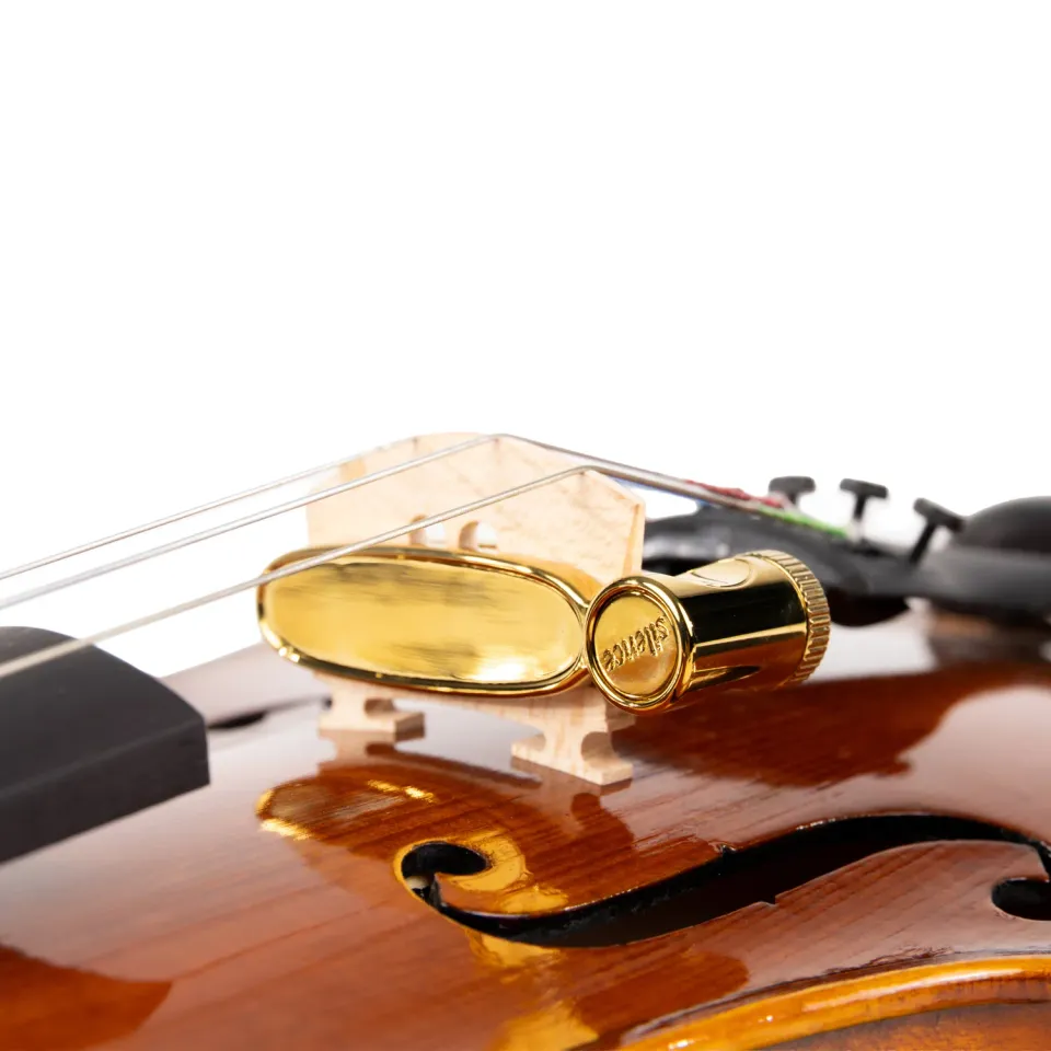 Comosono Silence Übungsdämpfer Violine Viola Gold stark dämpfend