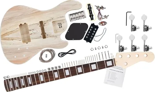 Rocktile JBH5-Style E-Bass Bausatz 5-saitig Paulownia