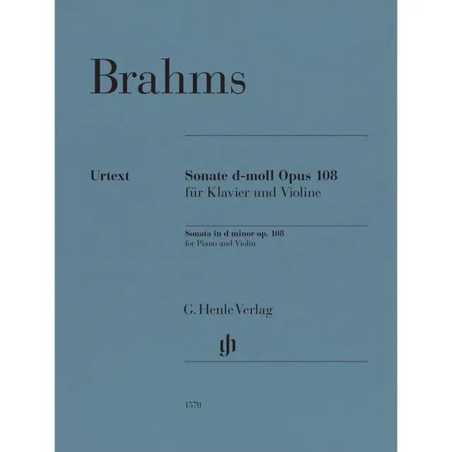 Henle Brahms Sonate d-moll op.108 Noten Violine Klavier