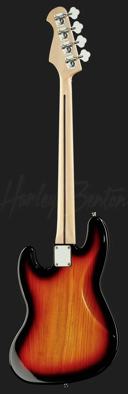 Harley Benton JB-40FL SB Fretless E-Bass Sunburst