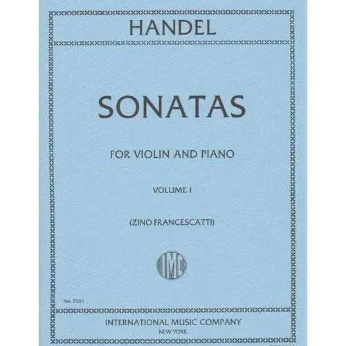International Händel Six Sonatas Vol.1 Noten Violine