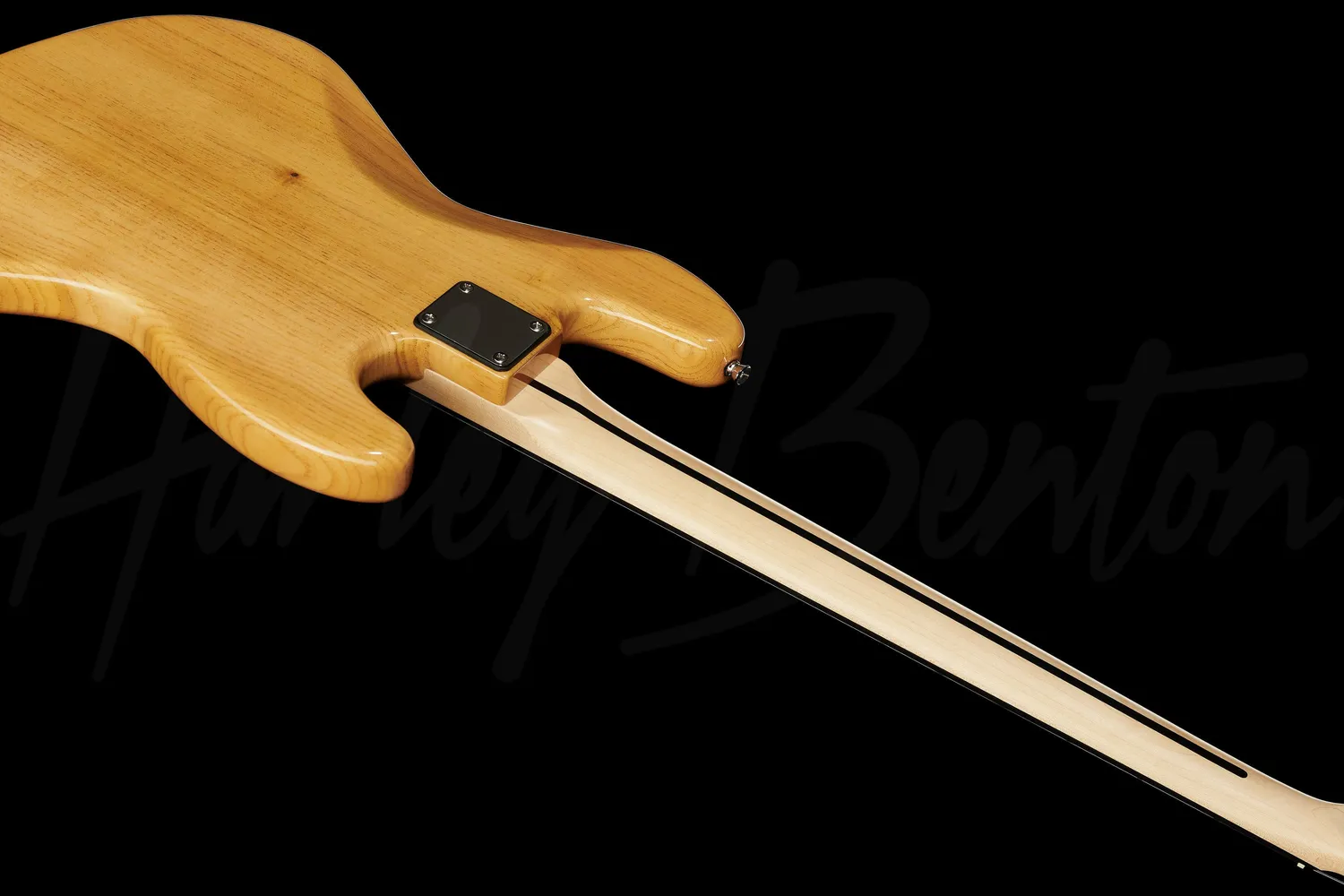 Harley Benton Vintage JB-75LH NA E-Bass Linkshänder Natur Esche