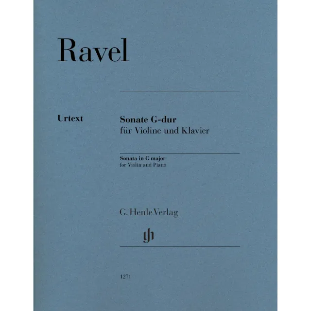 Henle Ravel Sonate G-Dur Violinnoten Klavier Urtext Kramer
