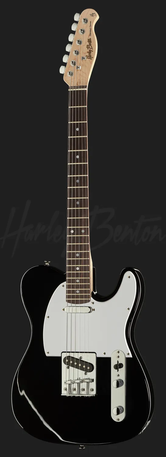 Harley Benton Student TE-20 BK E-Gitarre Schwarz Single-Coil