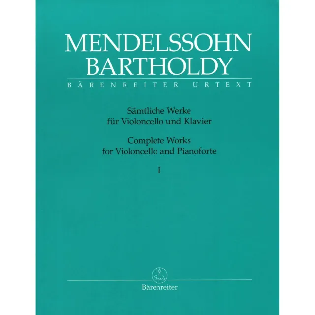 Bärenreiter Mendelssohn Cellosonaten Op45 58 Noten