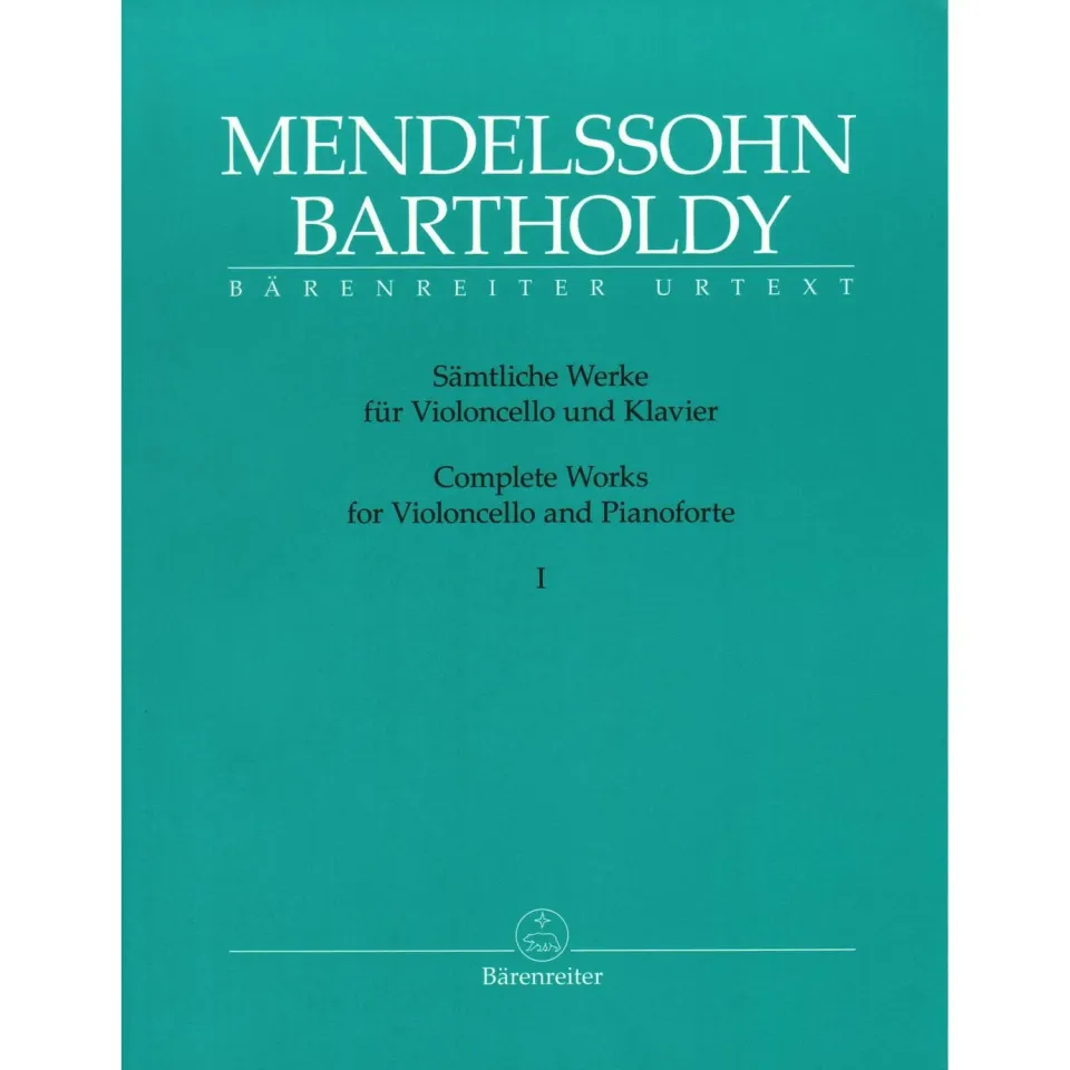 Bärenreiter Mendelssohn Cellosonaten Op45 58 Noten