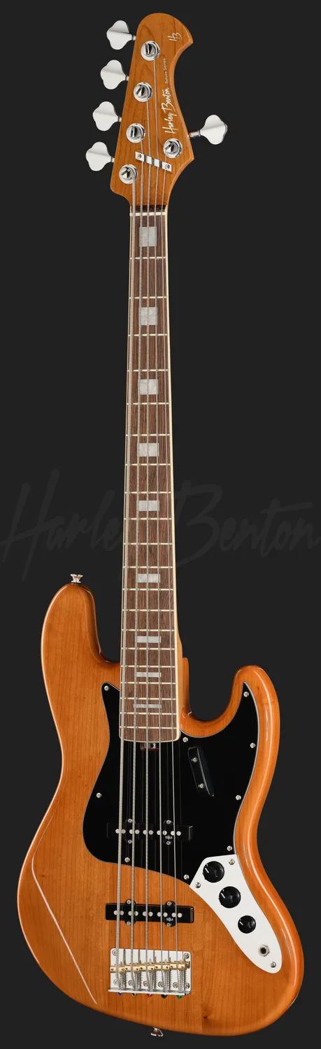 Harley Benton Pro Series MV-5JB E-Bass Natural 5-saitig