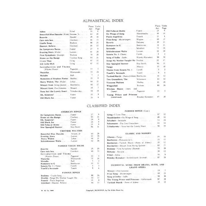 Shar Music Herfurth 43 Stücke Noten Violine Klavier Sammlung