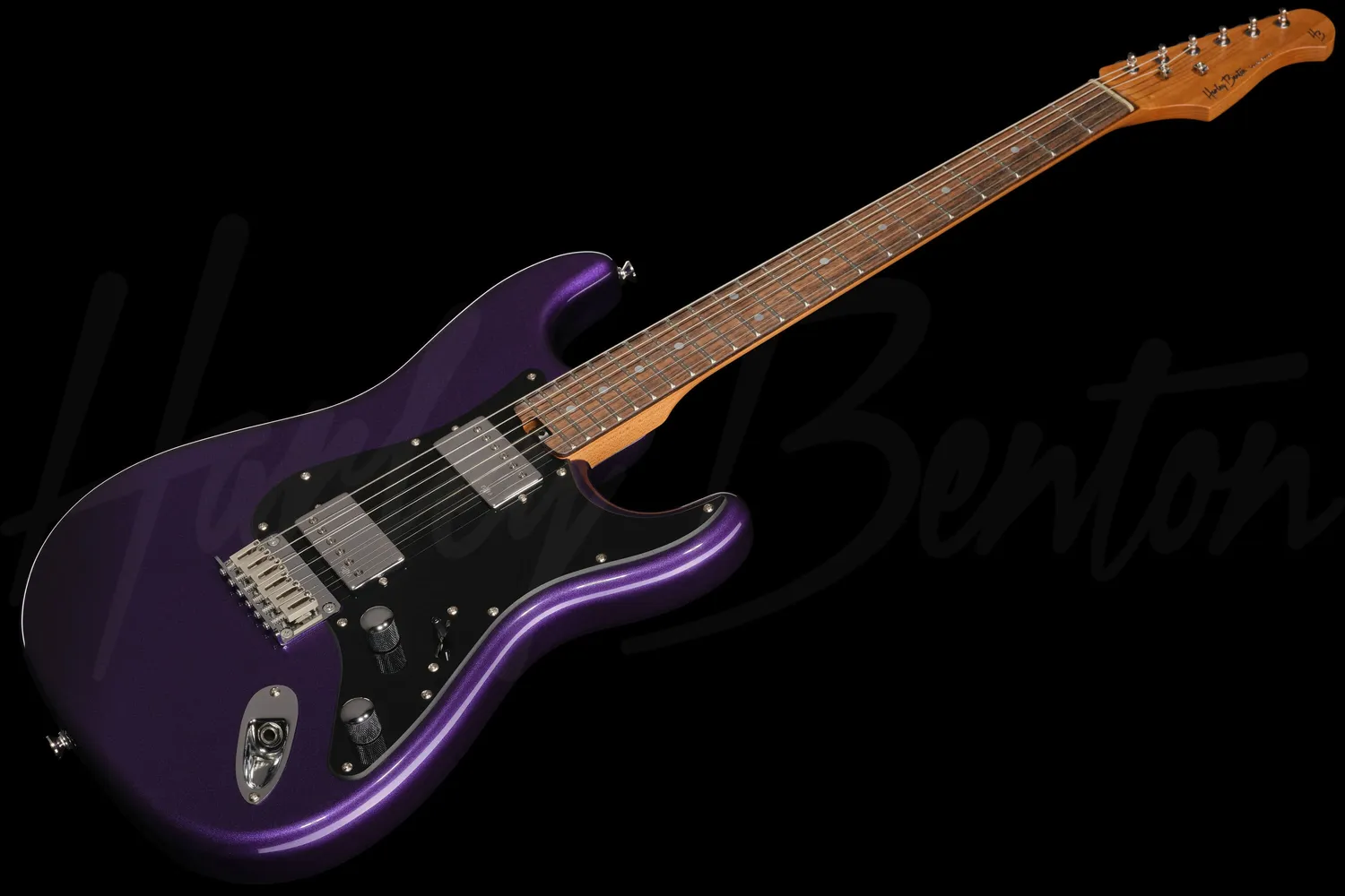 Harley Benton Rock ST-Modern HH E-Gitarre lila metallic