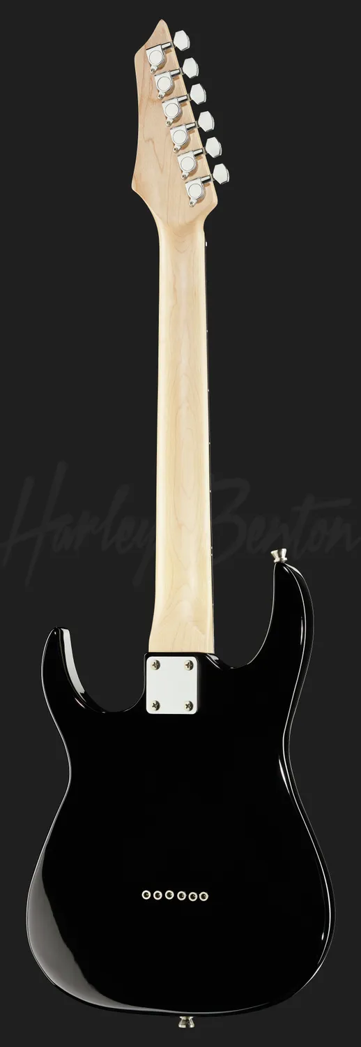 Harley Benton Student Series RG-Junior BK E-Gitarre schwarz 3/4