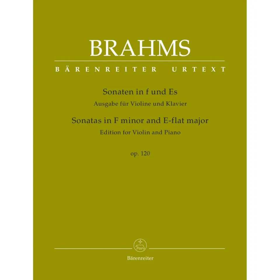Bärenreiter Brahms Sonaten Op. 120 Violinnoten Violine Klavier Urtext