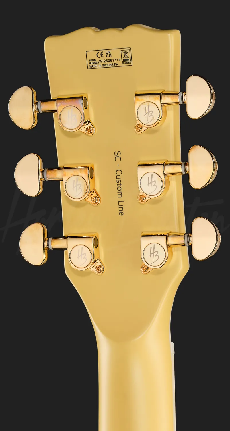 Harley Benton SC-Custom III E-Gitarre Moritz Yellow Coil-Split