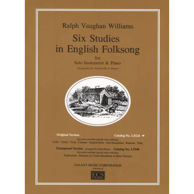 Vaughan Williams Six Studies Bratschennoten Viola-Klavier