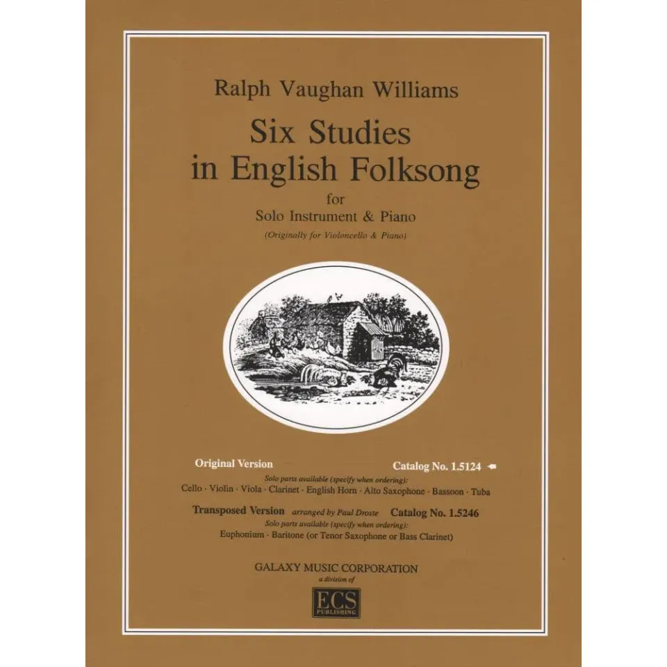 Vaughan Williams Six Studies Bratschennoten Viola-Klavier