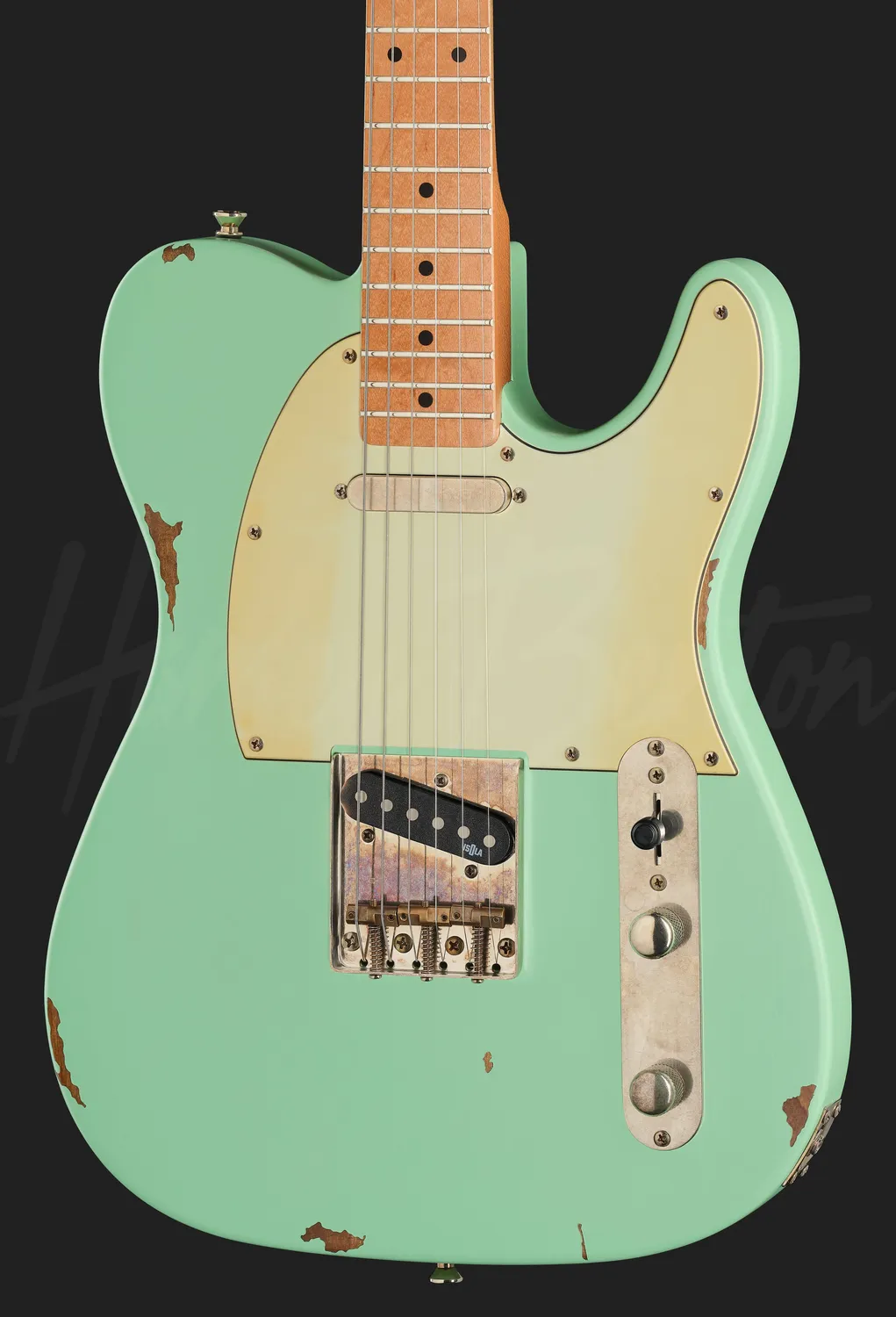 Harley Benton TE-62LA E-Gitarre Seafoam Green Aged