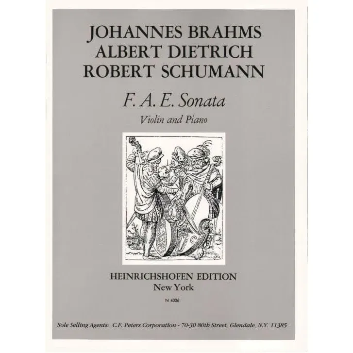 Edition Peters FAE Sonate Noten Violine Klavier