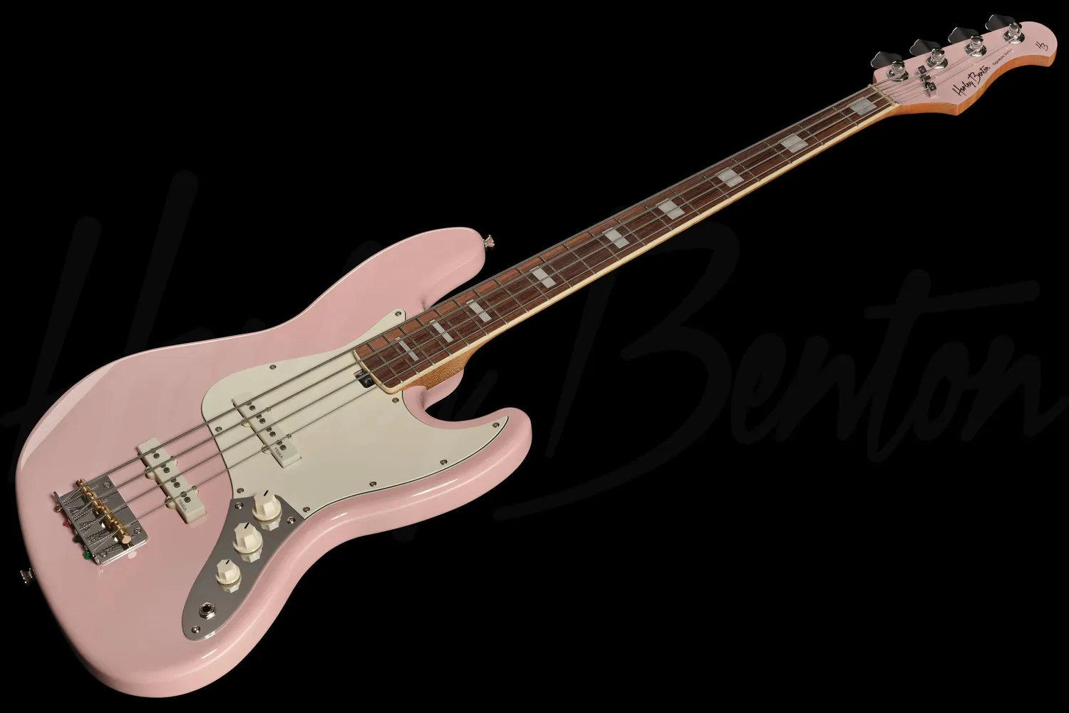 Harley Benton Pro MV-4JB E-Bass Burgundy Mist
